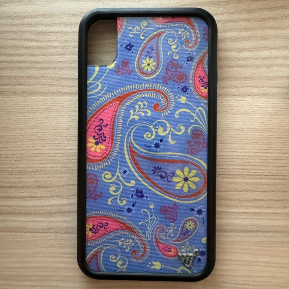 Wildflower iPhone XR Case Sweet Pea Paisley
